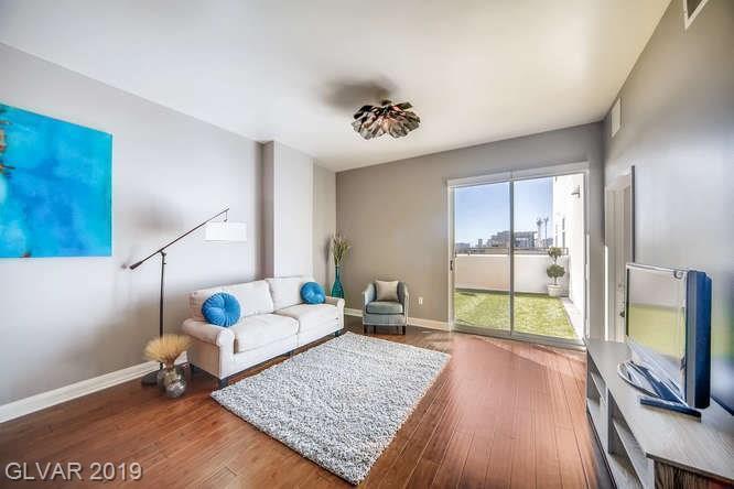 Living Room looking out at terrace - 150 Las Vegas Blvd N
