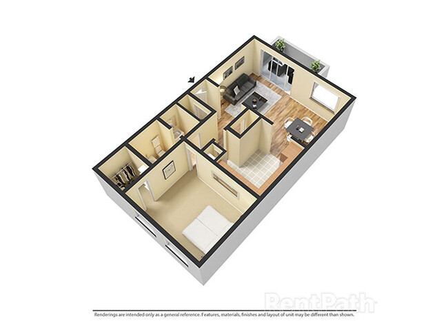 Floorplan - Lake Camelot Apartments