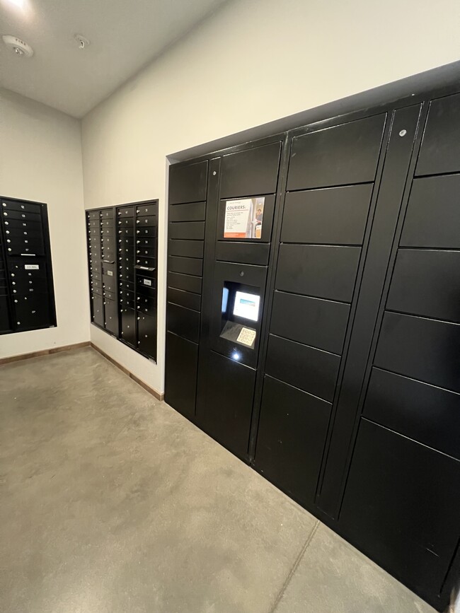 Secure package delivery lockers through Parcel Pending - 1898 S Bannock St