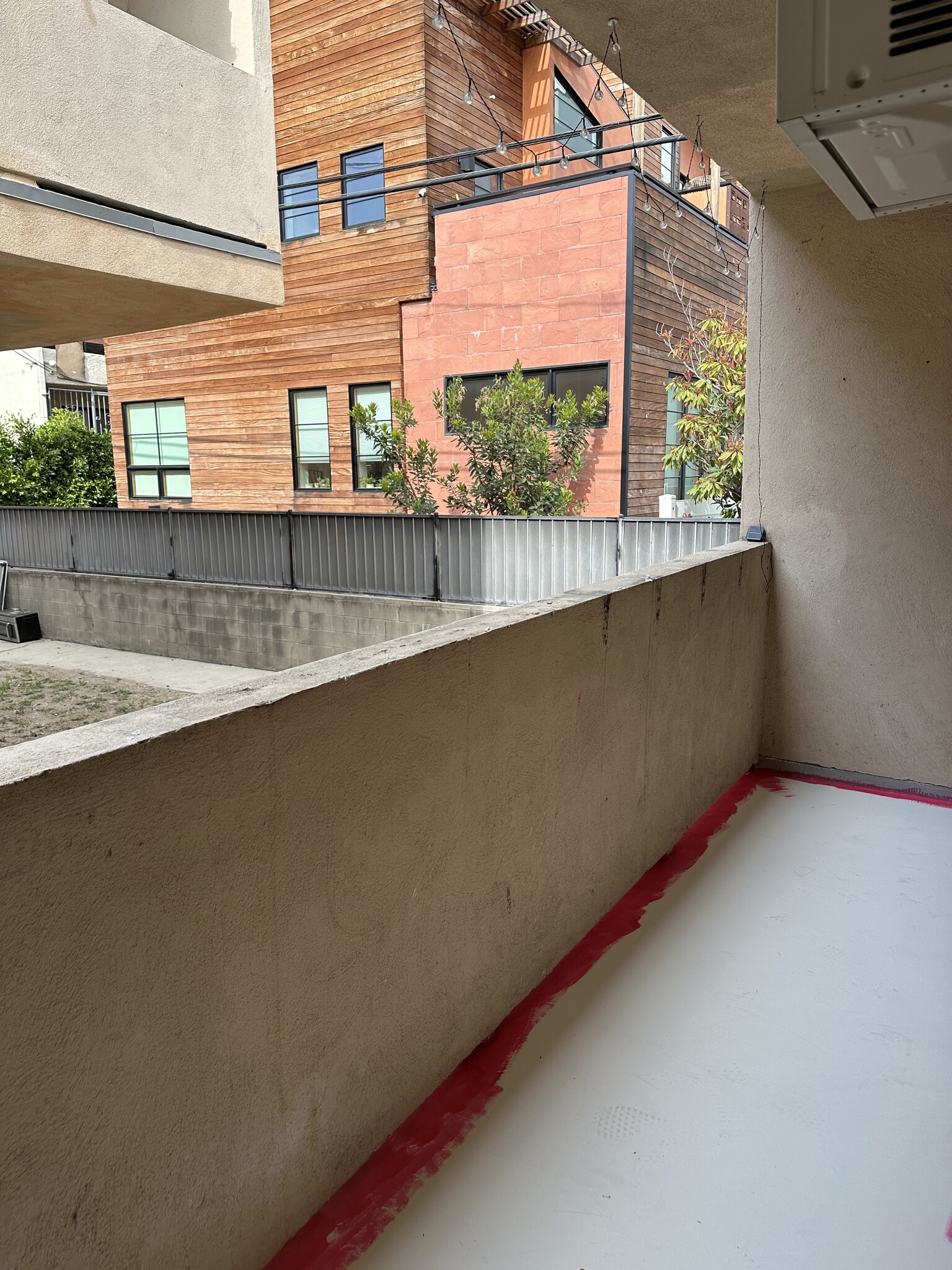 patio (being painted) - 1032 N Gardner St