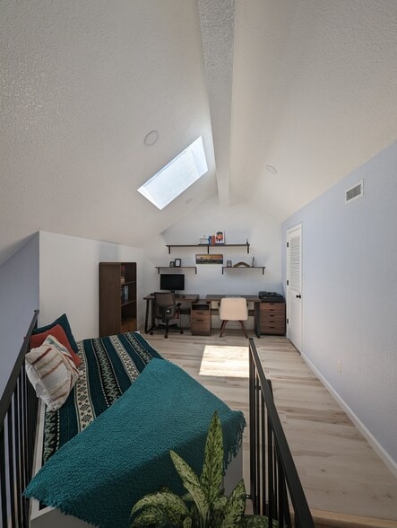 Door is the easy access to the attic. Plenty of storage for your needs. - 842 S Vance St