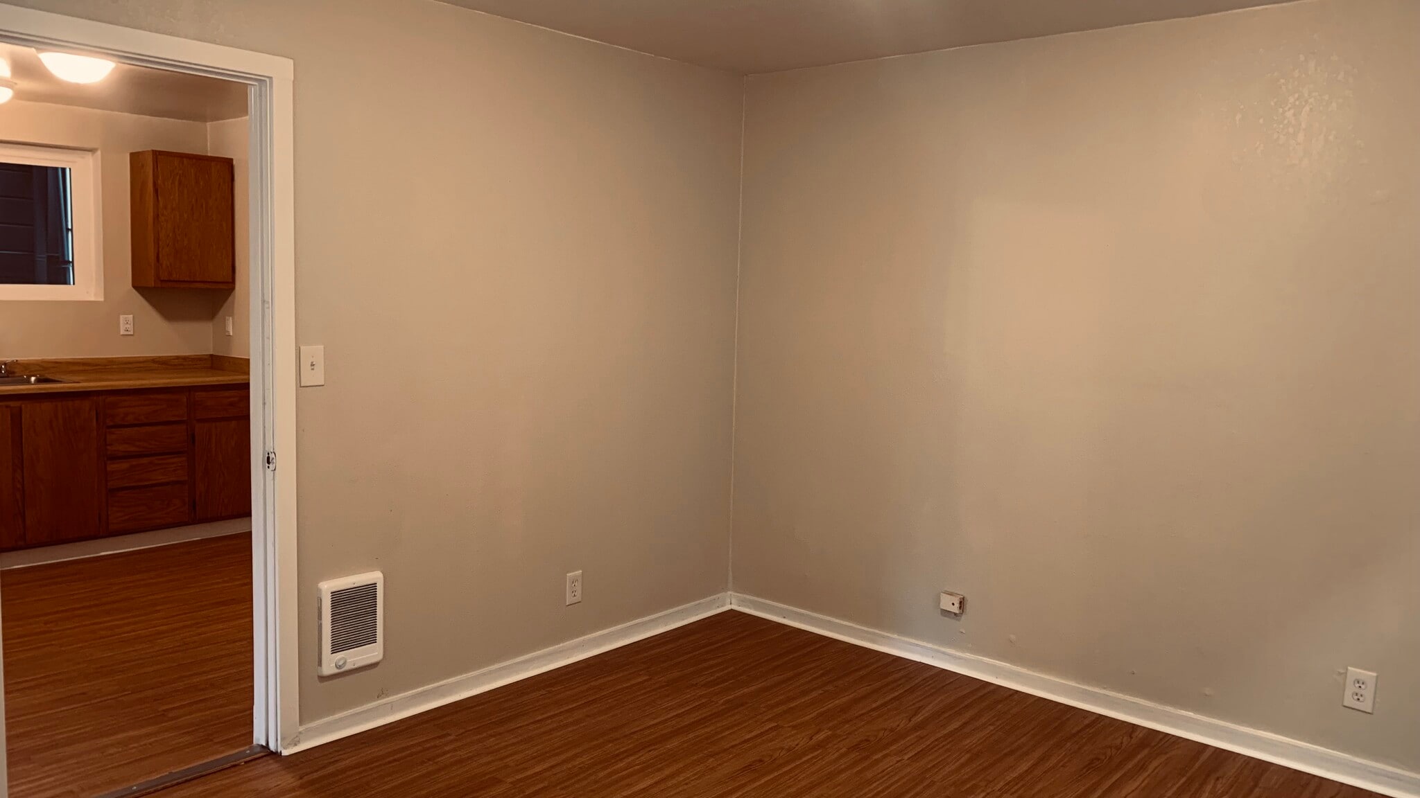 Second bedroom looking into the kitchen - 2047 20th Ave