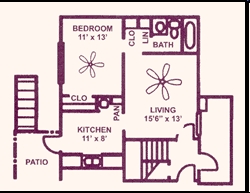 1BR/1BA - La Aloma Apartments