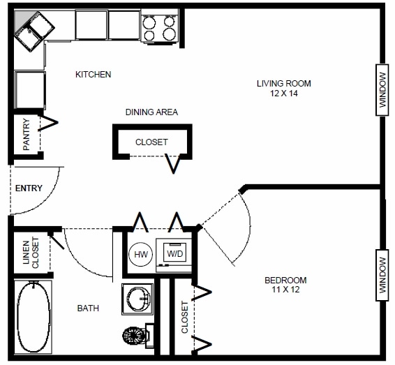 Floorplan - Schaffer Heights Senior Apartments