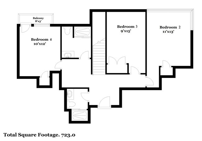 D - Second Floor - 1315 Hill St