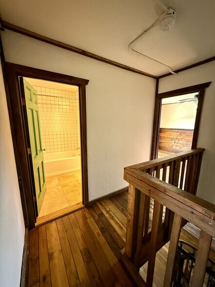 Top of the stairs Bath and BR 1 - 628 W Market St