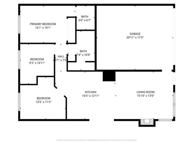 Building Photo - Cute 3/2 duplex with a garage
