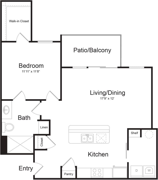 A1 floor plan The Riley - The Riley