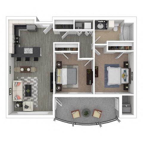 Floorplan - Studio One Apartments