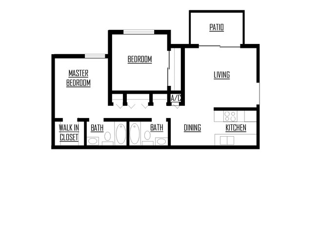 Floorplan - Peaks at Live Oak