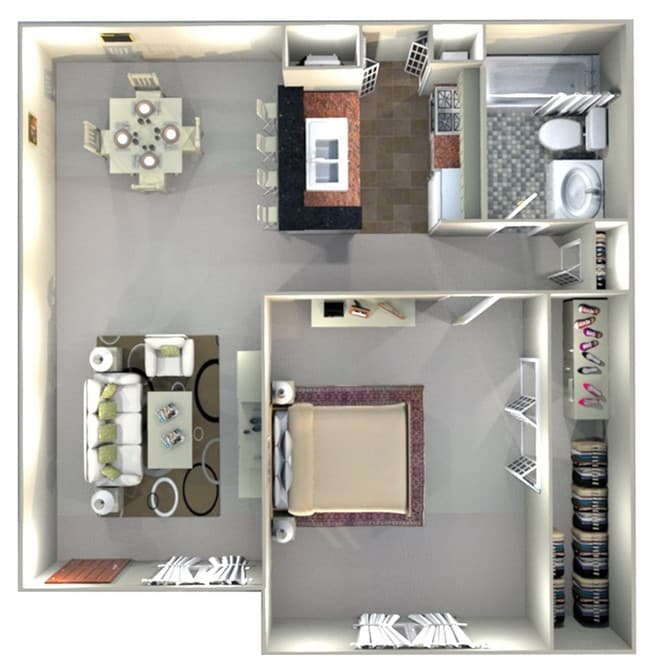 1 BEDROOM - Baystone Apartments
