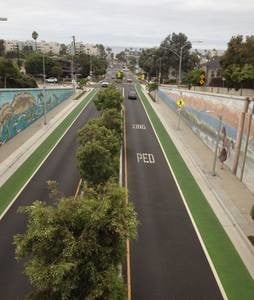 Ocean Park Blvd with Bike Lane - 2444 4th St