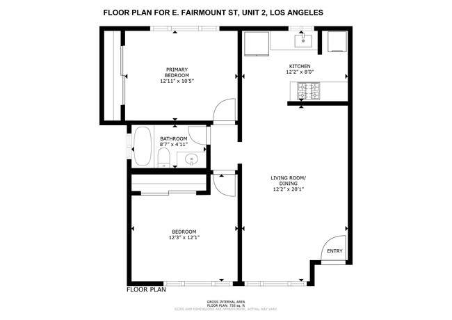 Floorplan - 2743 Fairmount St.