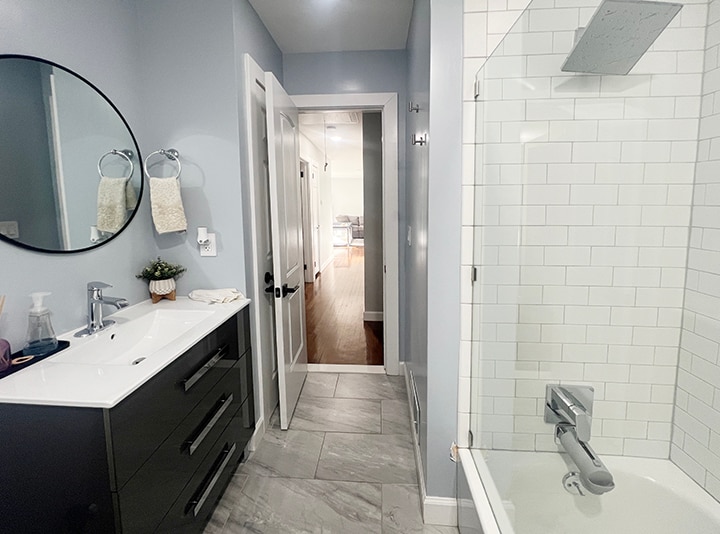New full bath - 18 Hillside Ter