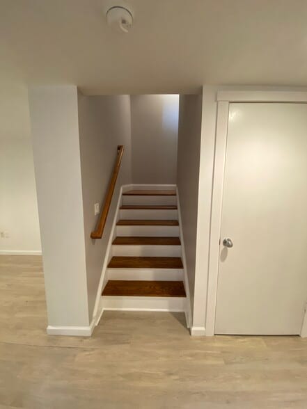 Basement stairs - 29 Pleasant Ave