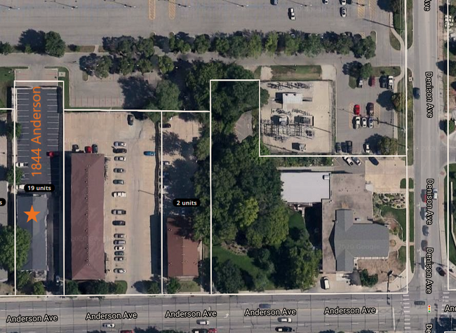 Aerial View - 1844 Anderson Ave