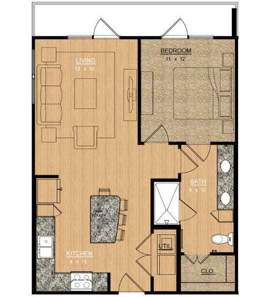 Floorplan - Magnolia at Bishop Arts