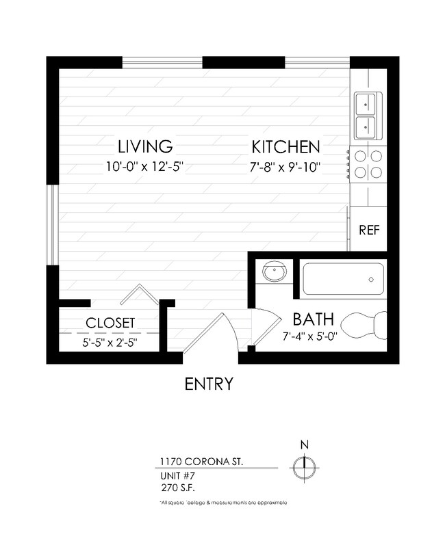 Floorplan - Crown Apartments