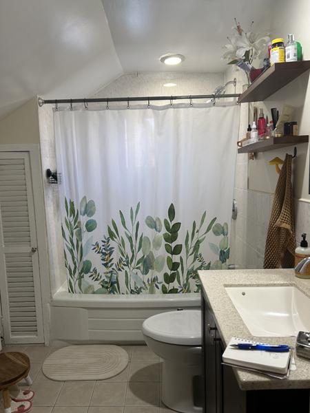 Updated Bathroom with ample floor space and linen closet - 22 New St