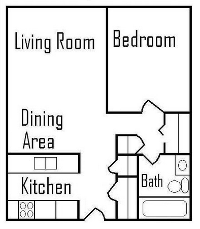 1BR/1BA - Ligutti Tower