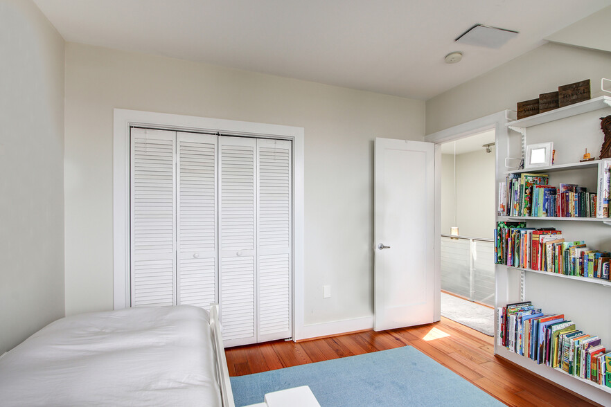 Second Bedroom (Ample Closet Space, with Elfa System and Bookshelf) - 1362 Otis Pl NW