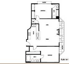 Plan 14-1 - The Bellevue Pasadena
