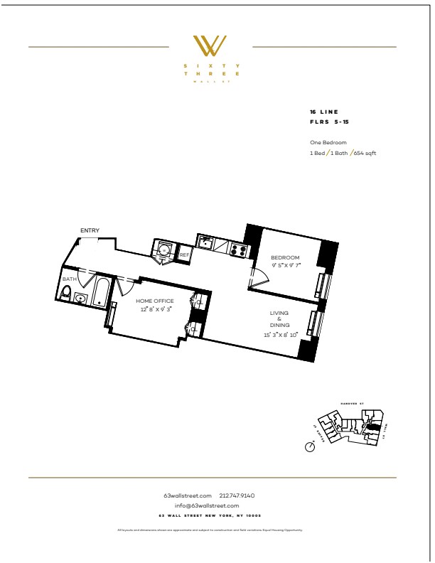 Floorplan - 63 Wall Street