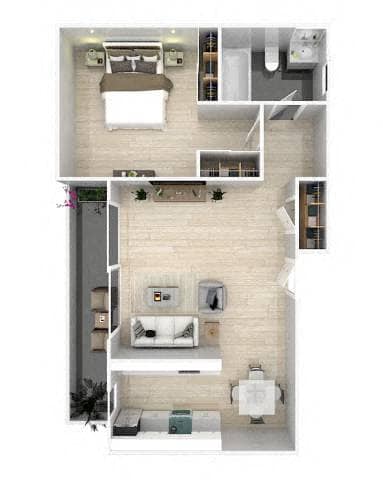 Floorplan - The Flats on Addison
