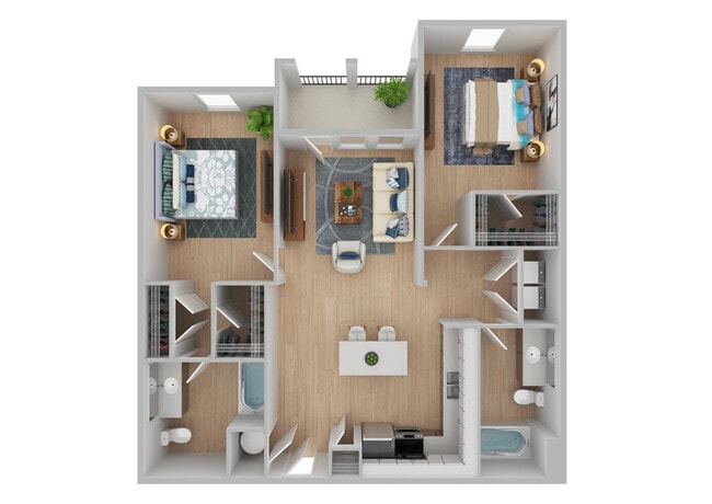 2 Bedroom | 2 Bath | 1044 SF | Renovated - Talison Row at Daniel Island Apartments