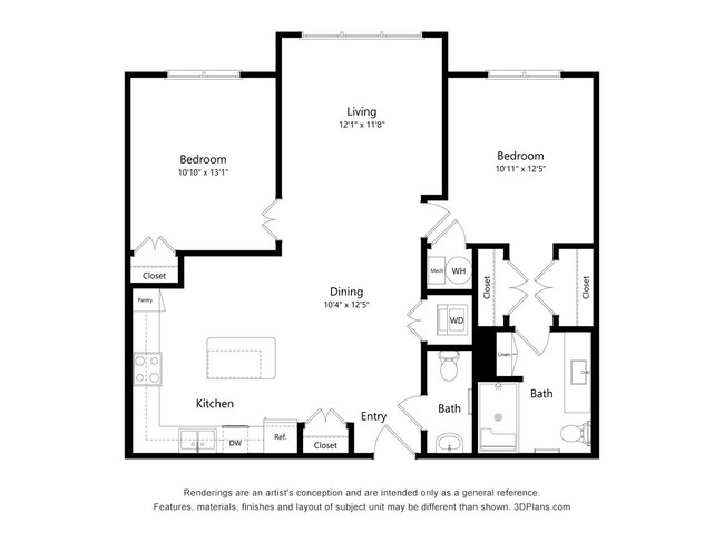 Floorplan - Grayson Ridge 55+ Apartments