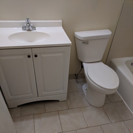 Toilet and Vanity - 133 N Gregory St