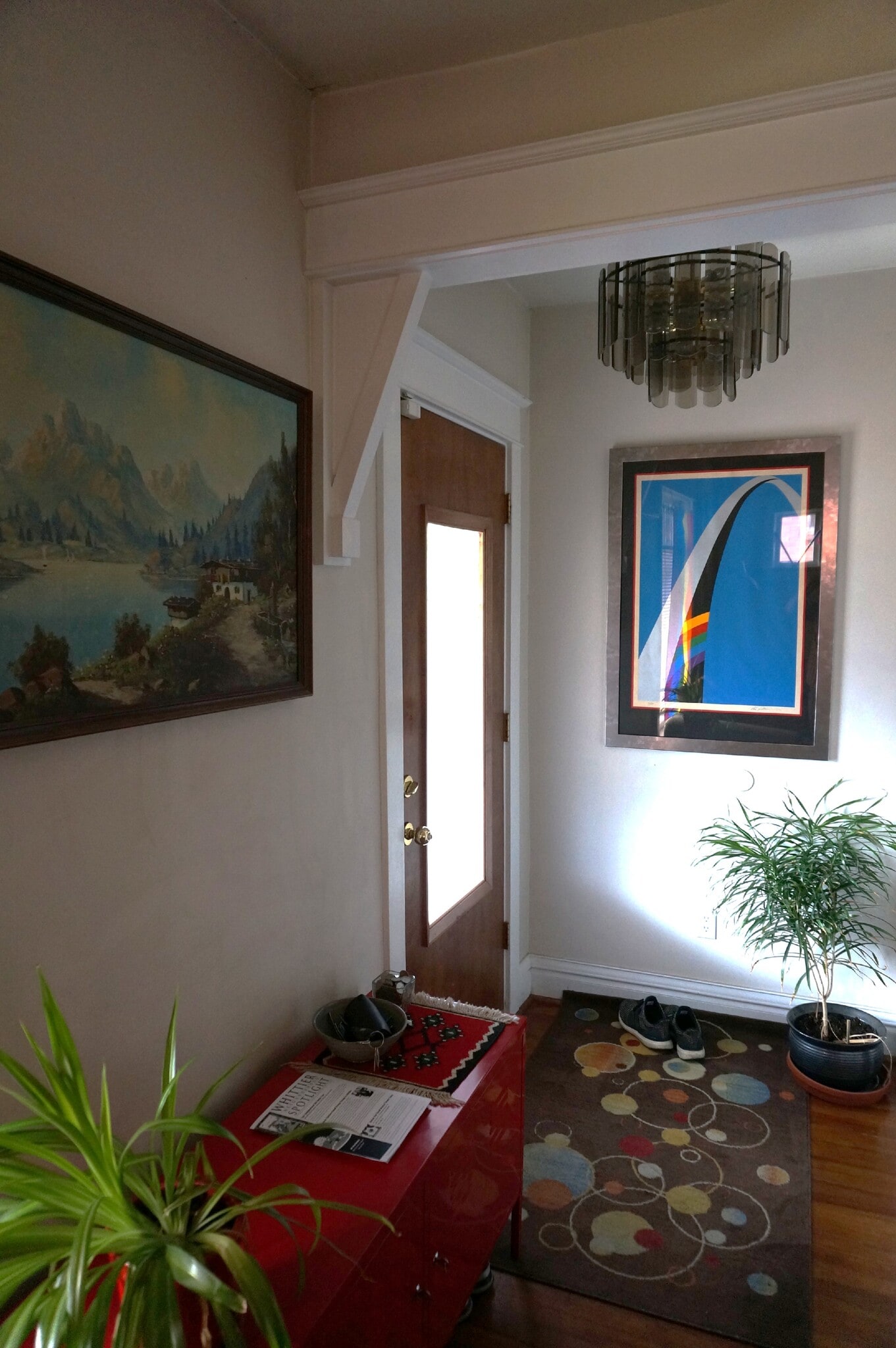 Front door and entryway furnished - 2844 N Marion St
