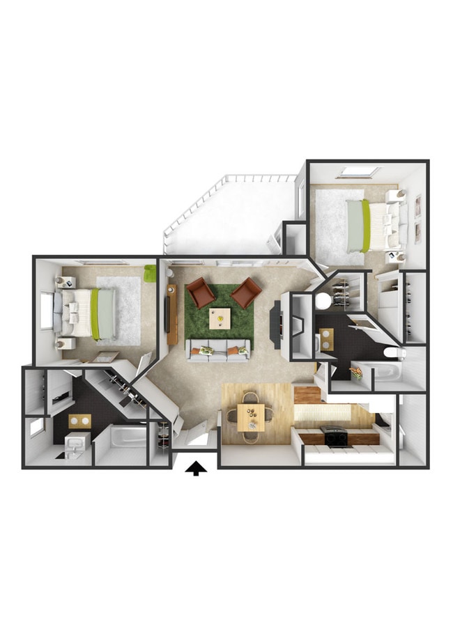 Floorplan - Commons at Avalon Park Apartments