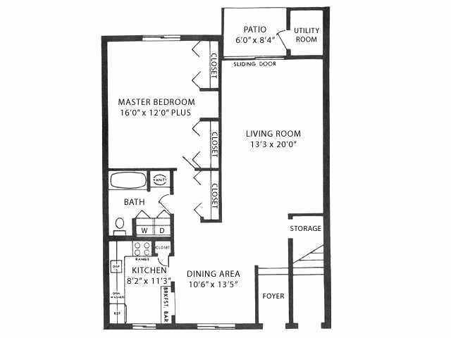 1BR/1BA - The Lakes