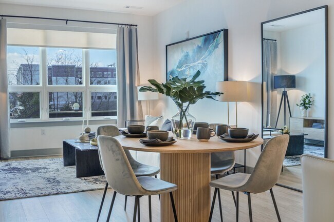 Welcome to a community that is fully energized and in-touch. A stylish collection of 1-, and 2-bedroom apartment homes comes together at a bustling Main Street address. Come home to the good life. - Modera Woodbridge