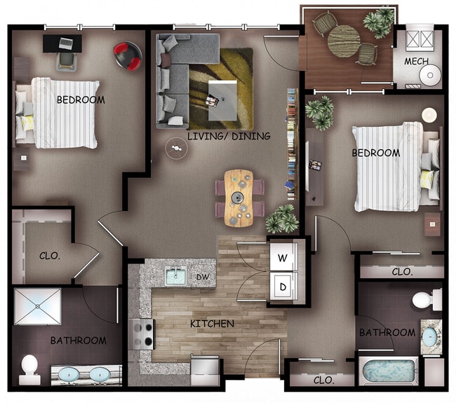 Floorplan - The Grove at Watsessing