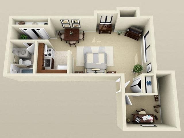 Floorplan - Maple Place Apartments