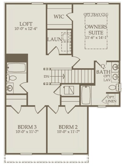 Floor two. Master bathroom does include the double sink. - 12323 Skyview Amber Court