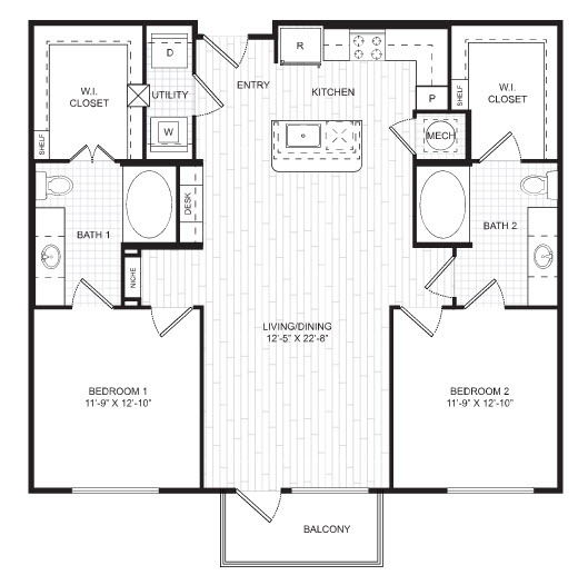 Floorplan - The Riley