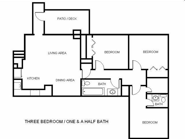 3BR/1.5BA - Freedom Village Apts