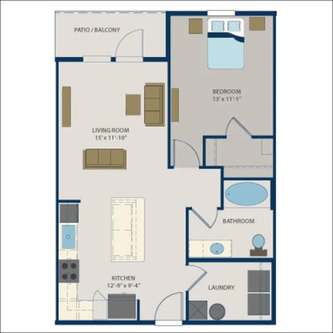 Floorplan - Fountainhead Apartments