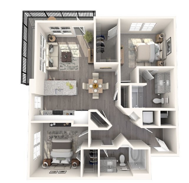 Floorplan - Populus Westside Apartments