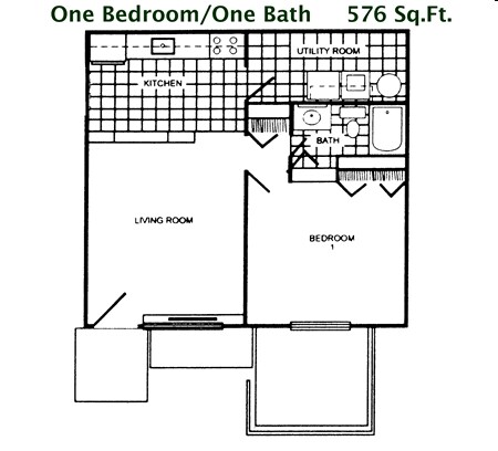 1BR/1BA - Sea Pines Apartments