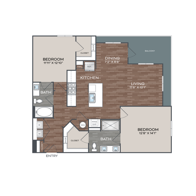 Floorplan - The Quincy at Kierland