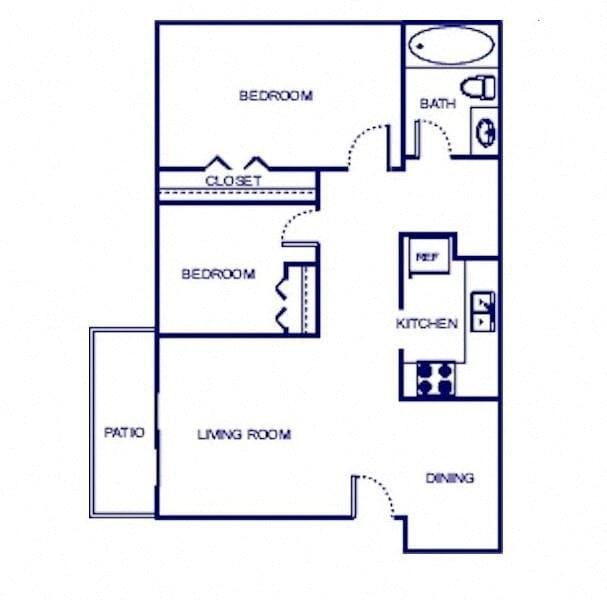 Floorplan - Flint River Apartment Homes