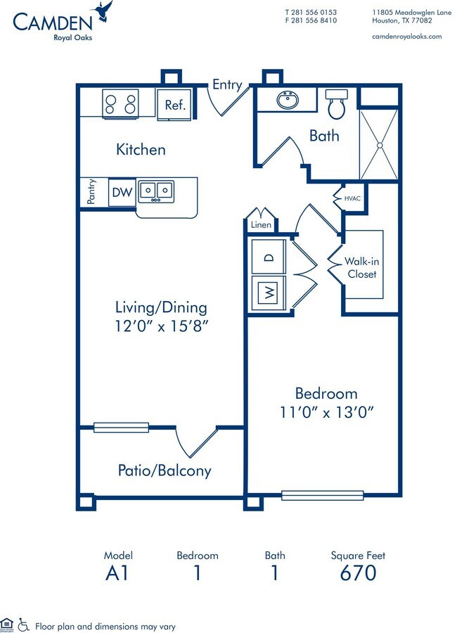 Floorplan - Camden Royal Oaks I