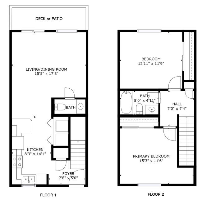 Floorplan - Lakeview Townhomes