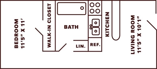 1BR/1BA - Eastside Apartments