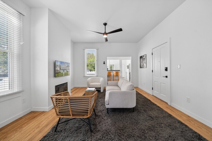 Model Unit - Living Room - 2810 Griffin Ave