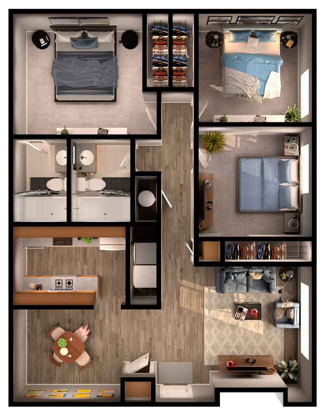 Floorplan - Envue Apartments